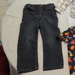 Lazer Slim Statement Youth Toddler Jeans Denim Button
